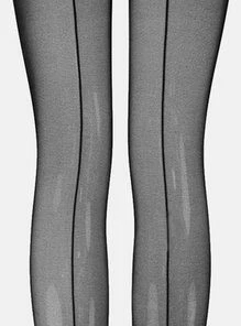 MAMSY Comfortabele Sheer Zwangerschapspanty 20den Zwart Met Sexy Naad (M) -beenmode Verkoop 219x840 1