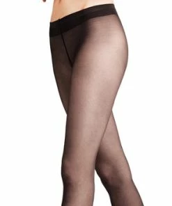 FALKE Matt Deluxe Doorschijnend Hoogwaardig Zacht Comfortabel Elegant Zonder Motief Sheer 20 Denier Zwart Dames Panty - Maat XL -beenmode Verkoop 295x840 1