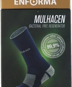 Enforma Kypros Compressie Wandelsokken - Sportsokken – Blauw / Grijs - L (42-44) -beenmode Verkoop 301x840