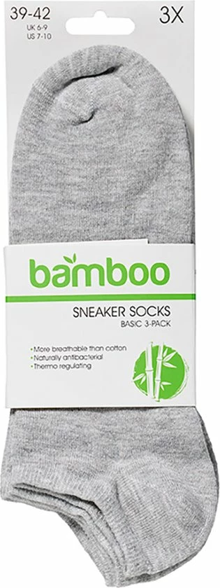 Apollo | Bamboe Sneakersokken Basic | Licht Grijs | Maat 43/46 | Naadloze Sokken | Apollo | Bamboe Sneakersokken Heren 4 Apollo | Bamboe Sneakersokken Basic | Licht Grijs | Maat 43/46 | Naadloze Sokken | Apollo | Bamboe Sneakersokken Heren - Afbeelding 4