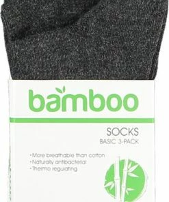 Apollo Bamboo Sokken Antraciet Melange - 9 Paar Grijze Bamboe Sokken - Unisex - Maat 39-42 -beenmode Verkoop 315x840 2