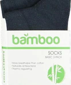 Apollo Bamboe 3P Sokken - Marine - Maat 43-46