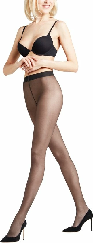 FALKE Seidenglatt Fijn Elegant Comfortabel Hoogwaardig Onzichtbaar Zonder Motief Met Glans Ultra Sheer 15 Denier Zwart Dames Panty - Maat S 1 FALKE Seidenglatt Fijn Elegant Comfortabel Hoogwaardig Onzichtbaar Zonder Motief Met Glans Ultra Sheer 15 Denier Zwart Dames Panty - Maat S