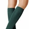 Kunert SENSUAL MERINO Dames Kniekousen - Cameo Green - Maat 35/38