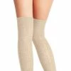 FALKE Overknie Prodigy Dames 46890 4011 Cream 37-38