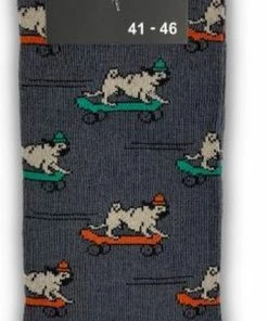 SQOTTON - Naadloze Sokken - Skate Mops - Maat 41-46 5 SQOTTON - Naadloze Sokken - Skate Mops - Maat 41-46 -beenmode Verkoop 351x840