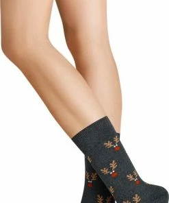 Hudson MOOSE Unisex Sokken - Black - Maat 35/38