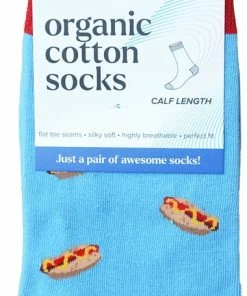 Merkloos BENYSØN® Organisch Katoenen Sokken In Een Kleurrijke "fast Food" Print 4 Paar Maat 35/40 -beenmode Verkoop 380x840 3