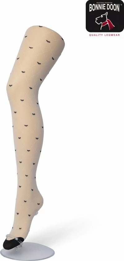 Bonnie Doon Dames Hartjes Panty 30 Denier Off White Maat S/M - Hartjes En Ruitjes - Chique Panty - Hart Dessin - Brede Boord - Comfort - Geruite Print - Little Hearts Tights - Feestelijk - Gebroken Wit - Ecru - Crème - Ivory - BP201905.2 1 Bonnie Doon Dames Hartjes Panty 30 Denier Off White Maat S/M - Hartjes En Ruitjes - Chique Panty - Hart Dessin - Brede Boord - Comfort - Geruite Print - Little Hearts Tights - Feestelijk - Gebroken Wit - Ecru - Crème - Ivory - BP201905.2