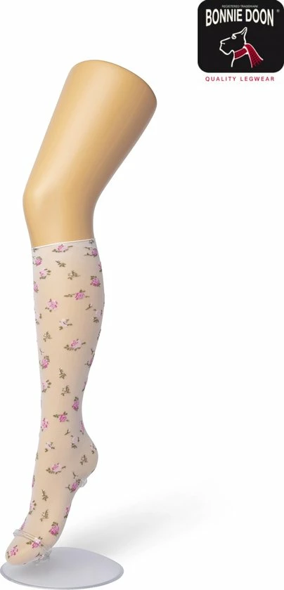 Bonnie Doon Dames Panty Kniekousen Met Bloemen Roze Maat 36/42 - Gebloemde Knie Kousen - Luxe Knie Sokken - Uitstekend Draagcomfort - English Flower Knee High - Kniesokken - Romantisch - Zakt Niet Af - Paradise Pink - BP211502.2 1 Bonnie Doon Dames Panty Kniekousen Met Bloemen Roze Maat 36/42 - Gebloemde Knie Kousen - Luxe Knie Sokken - Uitstekend Draagcomfort - English Flower Knee High - Kniesokken - Romantisch - Zakt Niet Af - Paradise Pink - BP211502.2