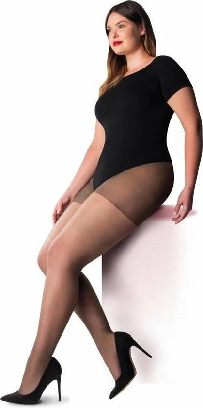 Pretty Polly Curves Voor Een Maatje Meer, 15D. Ladder Resist Panty 3 Pair Maat 1XL - 48 - 54 - Barely Black 1 Pretty Polly Curves Voor Een Maatje Meer, 15D. Ladder Resist Panty 3 Pair Maat 1XL - 48 - 54 - Barely Black