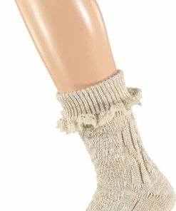 Tiroler Vrouwen Sokken | Beige | Maat 35/38 | Tiroler Kousen | Oktoberfest Dames | Oktoberfest Kleding Vrouw | Oktoberfest Sokken | Oktoberfest Kousen | Apollo