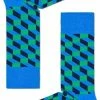 Happy Socks - Filled Optic - 36-40 - Blauw/Groen