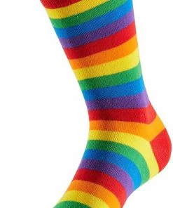 Feest Sokken Met Strepen | Rainbow Kleuren 36/41 | Gekleurde Sokken | Carnaval | Party Sokken Heren | Apollo -beenmode Verkoop 474x840 1
