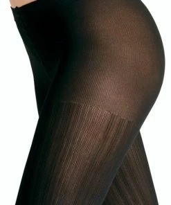 FALKE Prime Rib Versterkte Fijne Panty Met Patroon Semi Ondoorzichtig Scheurvast Mat Geribd Half Ondoorzichtig 60 Denier Zwart Dames Panty - Maat M -beenmode Verkoop 478x840 2