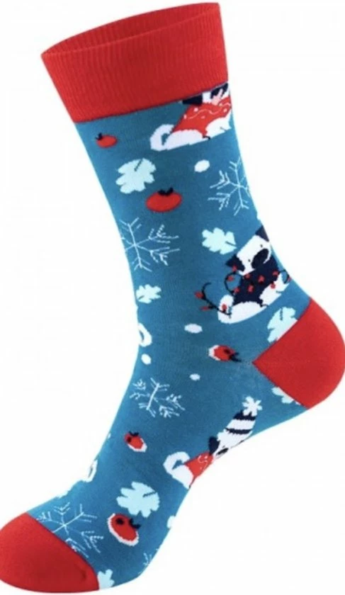 Merkloos Kerst Sokken Maat 38-45 Funny Sokken 1 Merkloos Kerst Sokken Maat 38-45 Funny Sokken