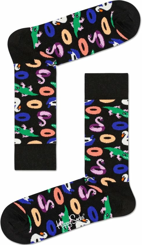Happy Socks Sokken Pool Party | Zwart | Maat 36-40 4 Happy Socks Sokken Pool Party | Zwart | Maat 36-40 - Afbeelding 4