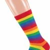 Feest Sokken Met Strepen | Rainbow Kleuren 36/41 | Gekleurde Sokken | Carnaval | Party Sokken Heren | Apollo