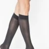 Penti Dames Kniekousen | Pantykousen | Pantykousjes (pd1012) Micro 40 Denier - DONKERBRUIN - Maat One Size