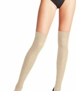 FALKE Overknie Prodigy Dames 46890 4011 Cream 37-38 -beenmode Verkoop 506x840 1