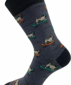 SQOTTON - Naadloze Sokken - Skate Mops - Maat 41-46