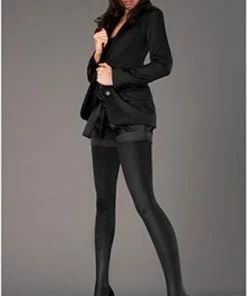 Aristoc The Ultimate Leg Luxury 120 Denier Cotton Sheen Zwarte Opaque Panty/Maillot. -beenmode Verkoop 539x840