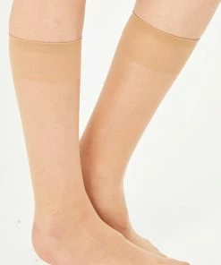 Merkloos 4 Pack 15 Denier Kniekousen Panty Dames Panty - Zwart - Sbeige- Veld - Grijs -beenmode Verkoop 544x840