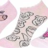 3x Wit-roze Damessokken Winnie De Poeh DISNEY / 37-42