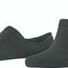 FALKE Cool Kick Invisible Voering Sokken Onzichtbaar Zonder Motief High Cut Met Pluche Zool Ademend Sneldrogend Grijs Unisex Kousenvoetje - Maat 39-41