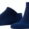 FALKE Cool Kick Sneaker Sneakersokken Versterkte Sneaker Sokken Heren Dames Zonder Motief Met Pluche Zool En Hielband Ademend Sneldrogend Blauw Unisex Sokken - Maat 44-45
