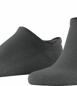 FALKE Cool Kick Unisex Enkelsokken - Grijs (gunmetal) - Maat: 39-41