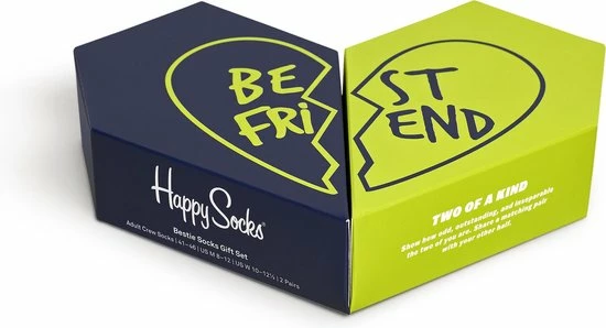 Happy Socks Bestie Giftbox 2P Multi - 41-46 4 Happy Socks Bestie Giftbox 2P Multi - 41-46 - Afbeelding 4