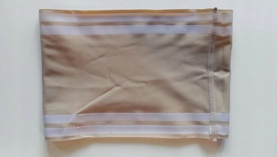 Gabriella Gladde Satijnen Dijenband 15 Cm Breed, Beige, Maat 3/4 ( M/L ), 58-68 Cm 3 Gabriella Gladde Satijnen Dijenband 15 Cm Breed, Beige, Maat 3/4 ( M/L ), 58-68 Cm - Afbeelding 3