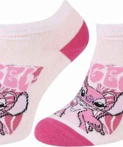 Disney Angel & Stitch - Dames Lage Sokken 37/42 - 3 Paar OEKO-TEX -beenmode Verkoop 550x317 4
