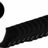 Merkloos Stark Soul® Sneakersokken 10 Pack Zwart 39-42