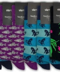 8 Paar SQOTTON - Naadloze Sokken - Tropical - Maat 36-40 -beenmode Verkoop 550x344 2
