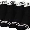 Calvin Klein CK WOMEN QUARTER LOGO WELT ZOEY 4P ECOM Dames Sokken - Maat ONE SIZE