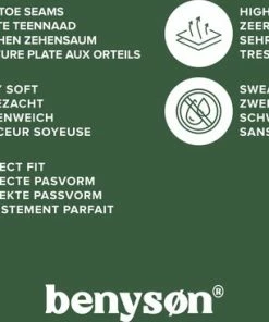 Merkloos BENYSØN® Bamboe Sneakersokken Naadloos | Blauw, Grijs, Zwart | Maat 41-46 | Seamless Toes | OEKO-TEX Standaard 100 -beenmode Verkoop 550x367 3