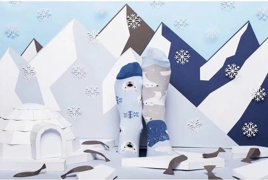 Many Mornings Toffe Sokken - Gekke Sokken - Leuke Sokken - Polar Bear - Maat: 43 T/m 46 4 Many Mornings Toffe Sokken - Gekke Sokken - Leuke Sokken - Polar Bear - Maat: 43 T/m 46 - Afbeelding 4