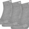 PUMA Cushioned Quarter 3P Grijs - 39-42
