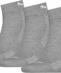 PUMA Cushioned Quarter 3P Grijs - 39-42