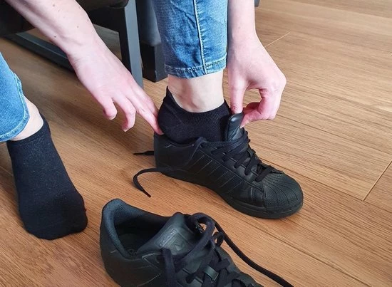 Skafit Casual Zilverfooties Zwart, Maat M (38-40) 2 Skafit Casual Zilverfooties Zwart, Maat M (38-40) - Afbeelding 2