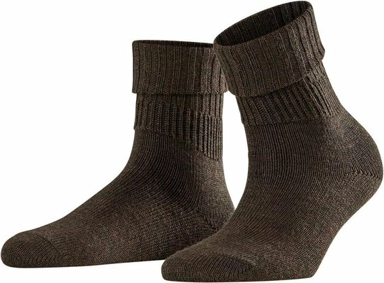 FALKE Striggings Rib Zacht Zonder Motief Met Rib Winter Warm Ondoorzichtig Dik Mid-rise Merinowol Bruin Dames Sokken - Maat 35-38 1 FALKE Striggings Rib Zacht Zonder Motief Met Rib Winter Warm Ondoorzichtig Dik Mid-rise Merinowol Bruin Dames Sokken - Maat 35-38