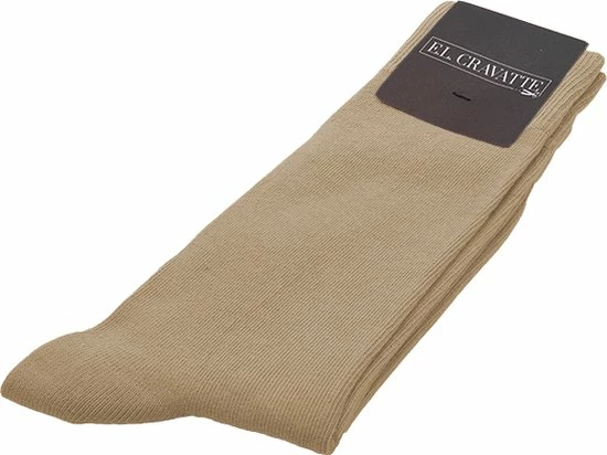 Beige Sokken - E.L. Cravatte 2 Beige Sokken - E.L. Cravatte - Afbeelding 2