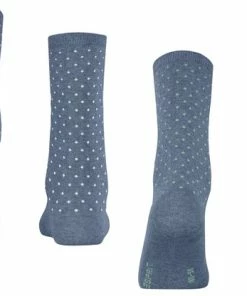 Esprit Fine Dot 2-Pack Met Patroon Ademend Veelkleurig Gestippeld Bio Set Dubbelpak Katoen Multipack Blauw Dames Sokken - Maat 39-42 -beenmode Verkoop 550x416 2