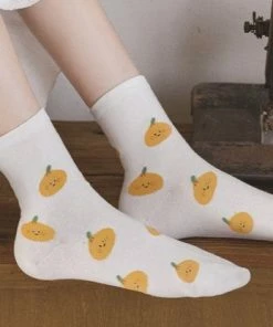 GrandSock Sokken Dames Wit - Print Ui - 35-40