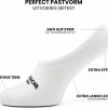 McGregor Footies Dames | Invisible Sneakersok | Maat 36-42 | Footies Wit | 6-pack / 6 Paar | Met Anti-slip!