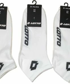 9 Paar Lotto Sneakersokken Wit Maat 43-46