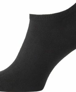 Merkloos Zwarte Enkelsokken - Maat 43/46 - 6 Paar - Naadloos - Katoen -beenmode Verkoop 550x426 2