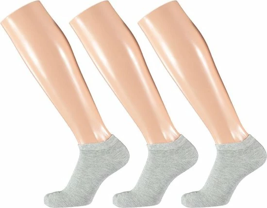 Angro Apollo 6-Pack Bamboe Sneakersokken 121473 Unisex - Grijs - Maat 43-46 2 Angro Apollo 6-Pack Bamboe Sneakersokken 121473 Unisex - Grijs - Maat 43-46 - Afbeelding 2